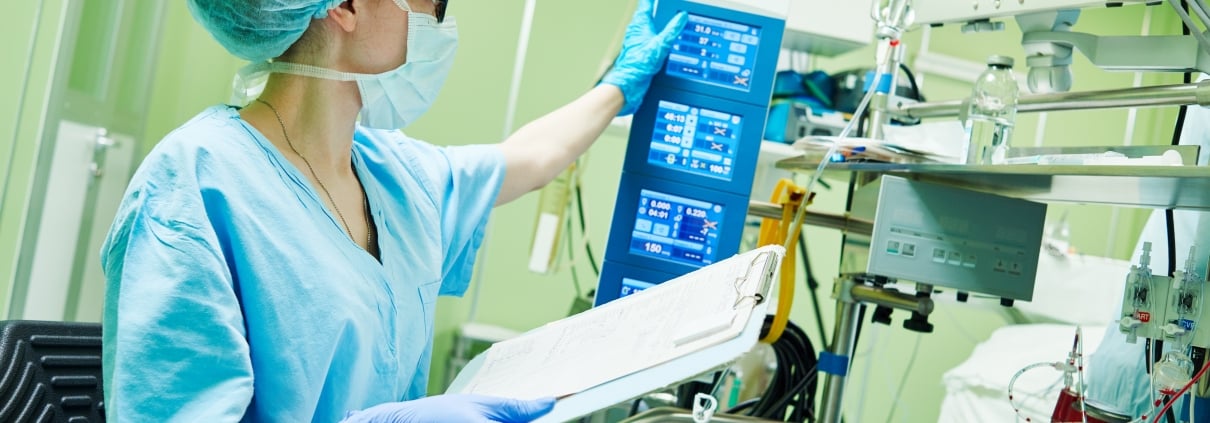 Nurse in an operating room