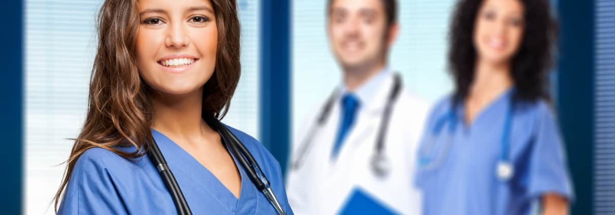 Group of smiling medical professionals