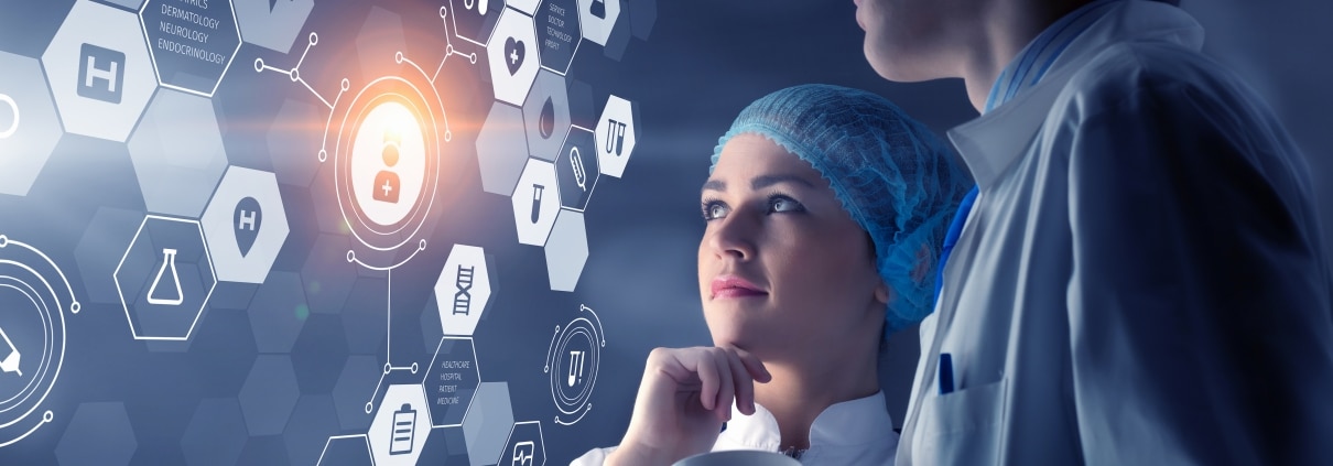 Modern medical technologies concept